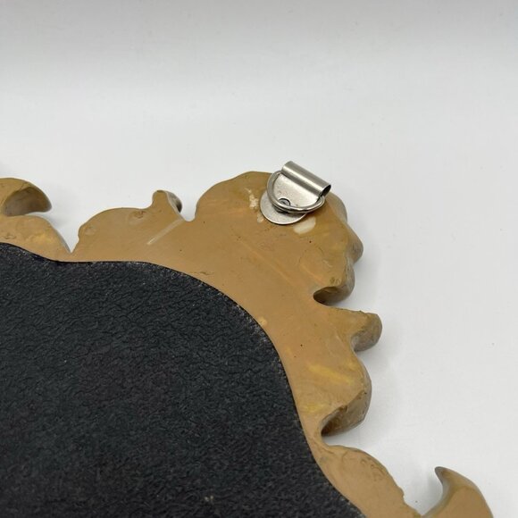 Vintage Baroque Ornate Wall Mirror Resin Frame Acanthus Rococo Hollywood Regency - Picture 3 of 7